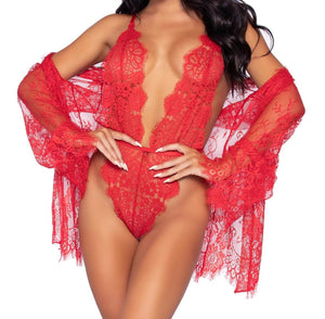 Woke Up In Paris Lace Teddy Set